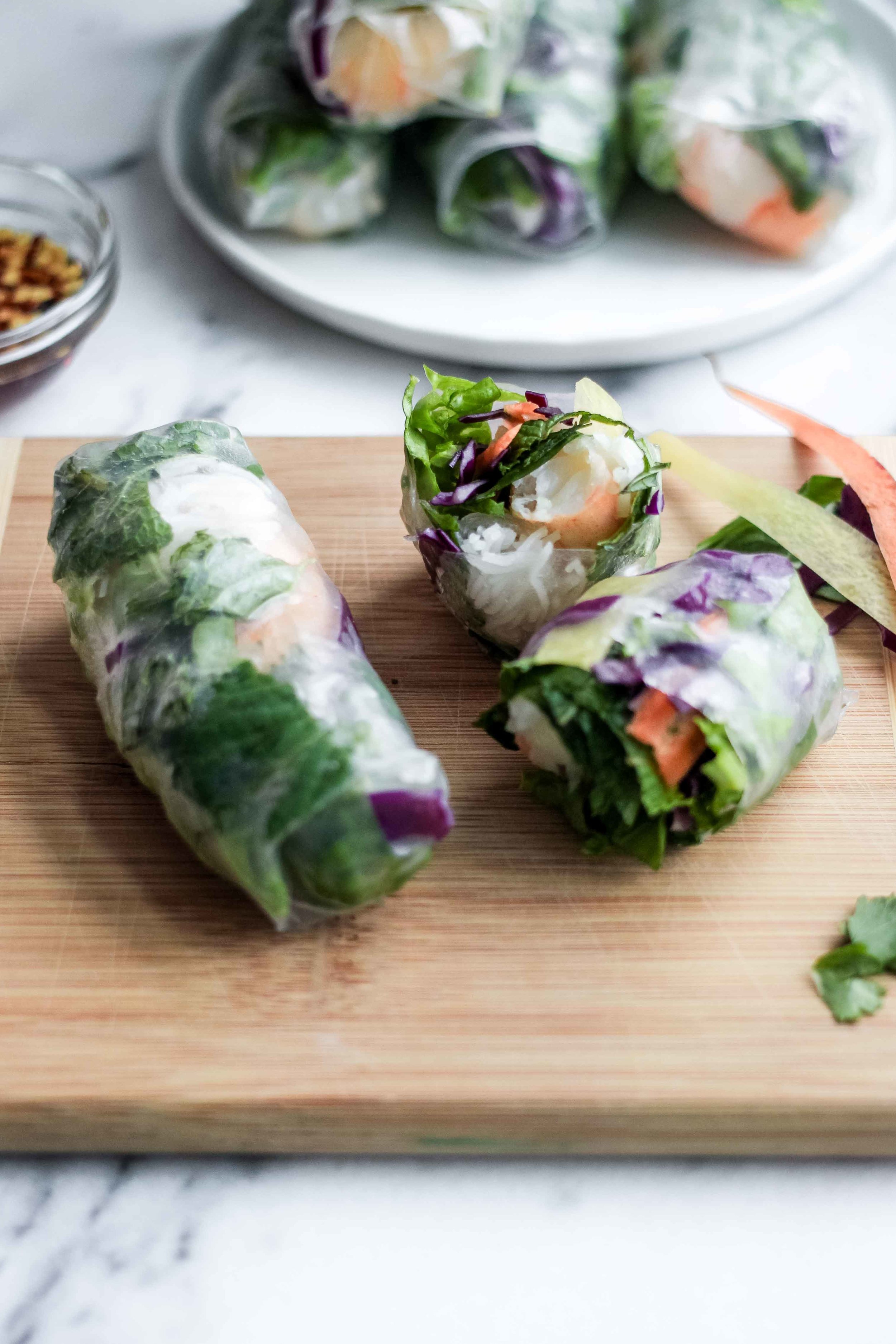 Easy Vietnamese Spring Rolls Recipe With Spicy Ginger Dipping Sauce
