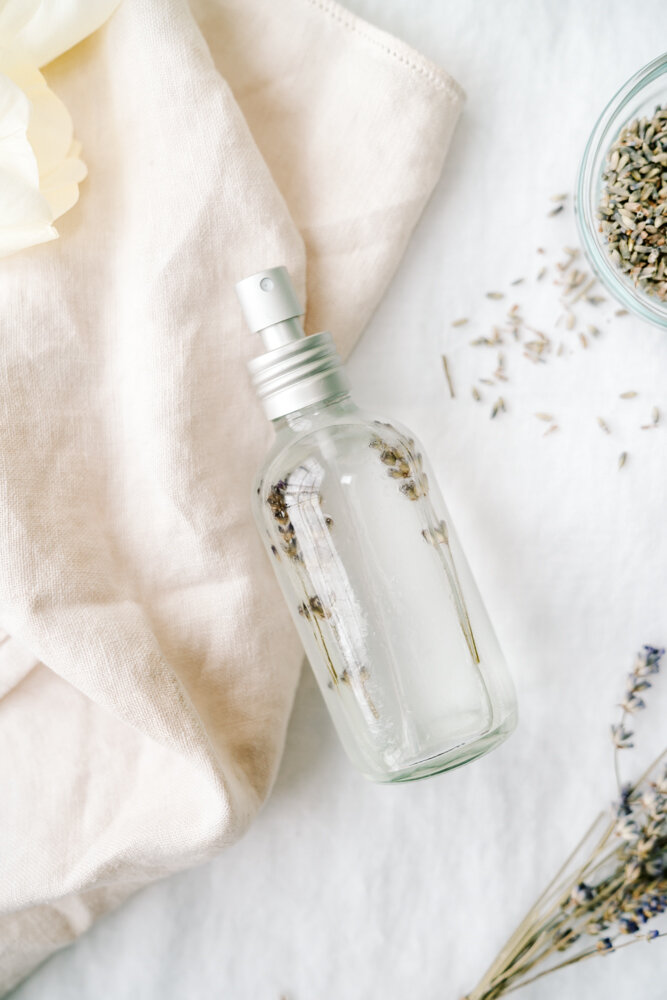 Herbal DIY Linen Spray Made With Essential Oils For A Healthy Home