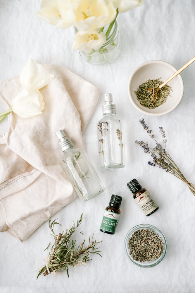 Easy Herbal DIY Linen Spray For A Naturally Fresh Home