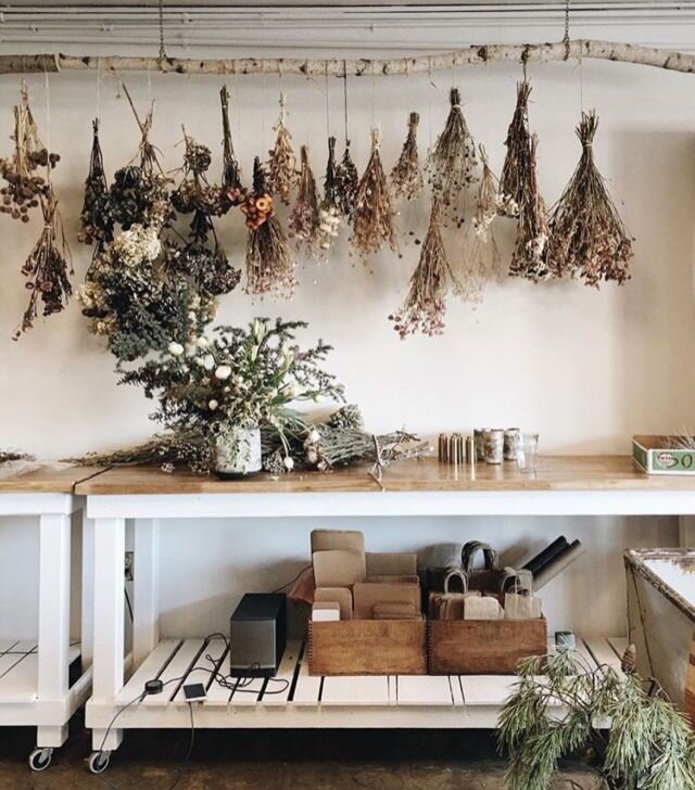 Diy hanging 2025 herb drying rack