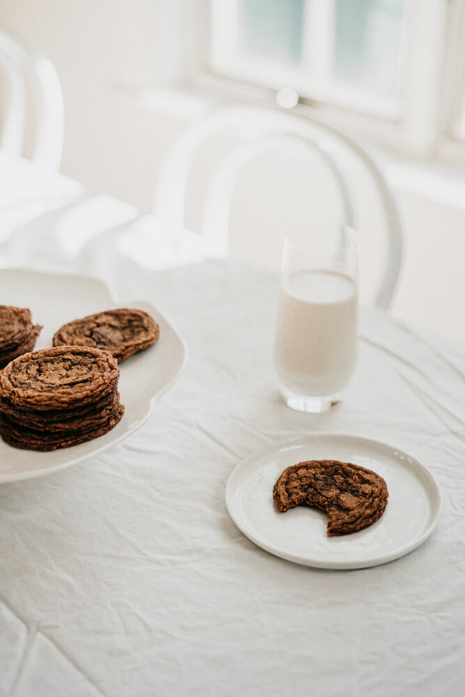 Soft And Chewy Ginger Molasses Cookies (Gluten Free)