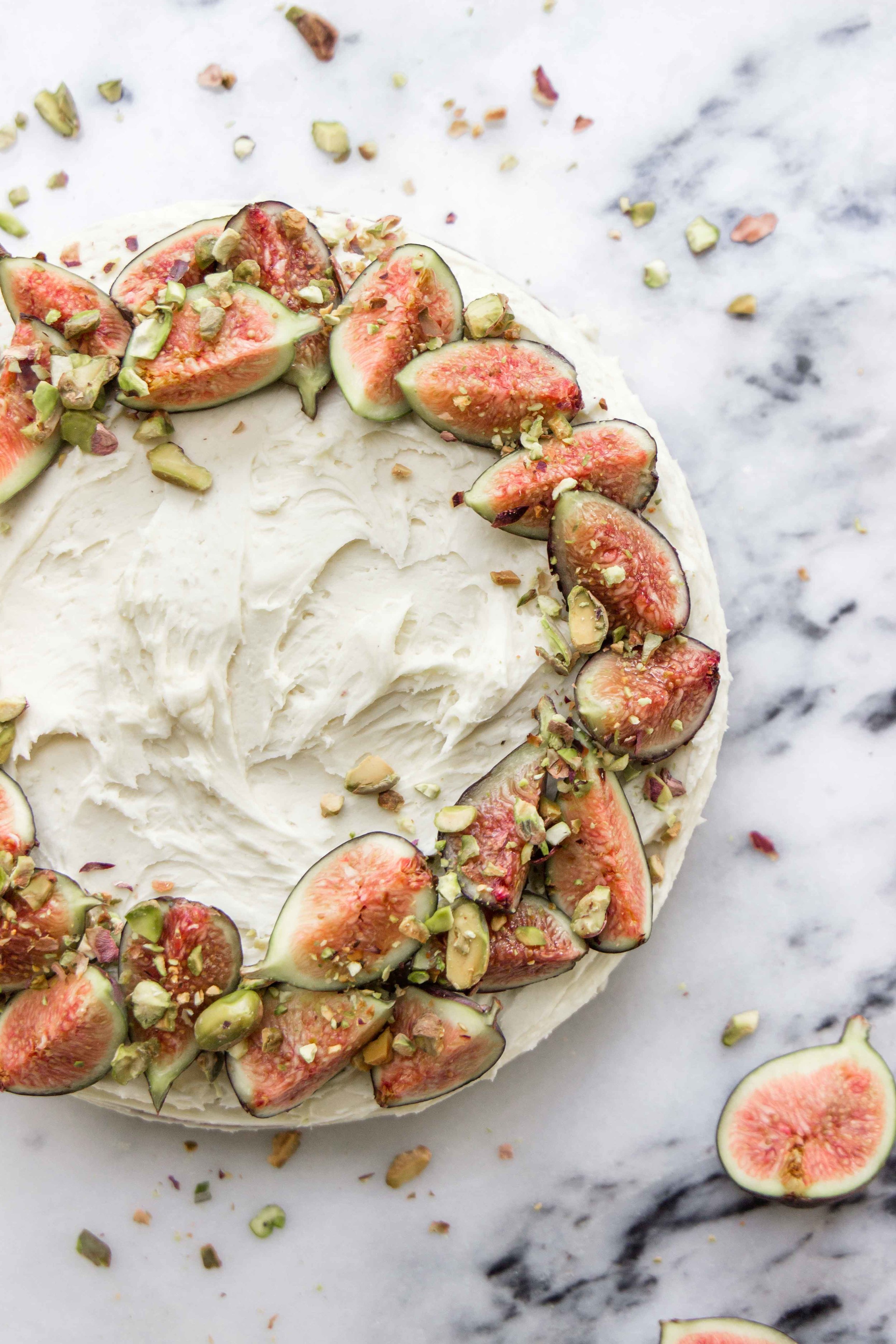 Spiced Chai Fig Cake With Vanilla Buttercream (gluten free) - The Well Essentials