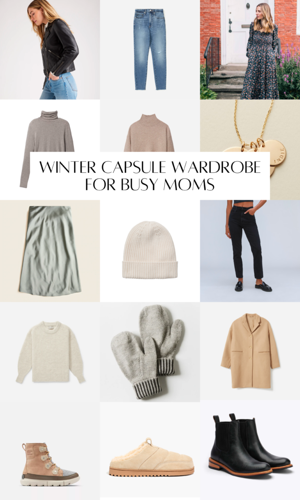winter capsule wardrobe essentials for busy moms