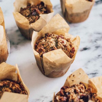 Healthy Cranberry Oatmeal Muffins Recipe